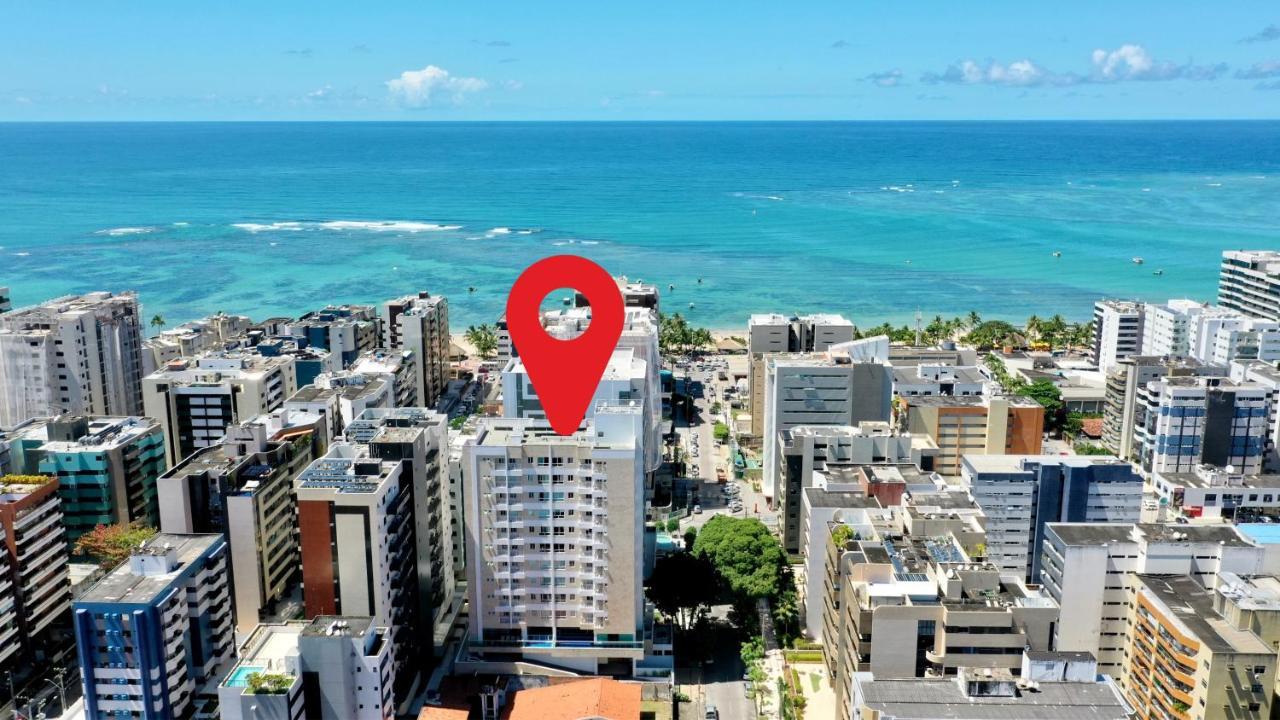 Edf Promenade - Apartamento Com 2 Quartos Climatizados A 150M Da Beira-Mar De Ponta Verde - Piscina, Academia, Sauna, Lavanderia, Home Cine, Churrasqueira, Salao De Jogos, Area Kids Maceió 외부 사진