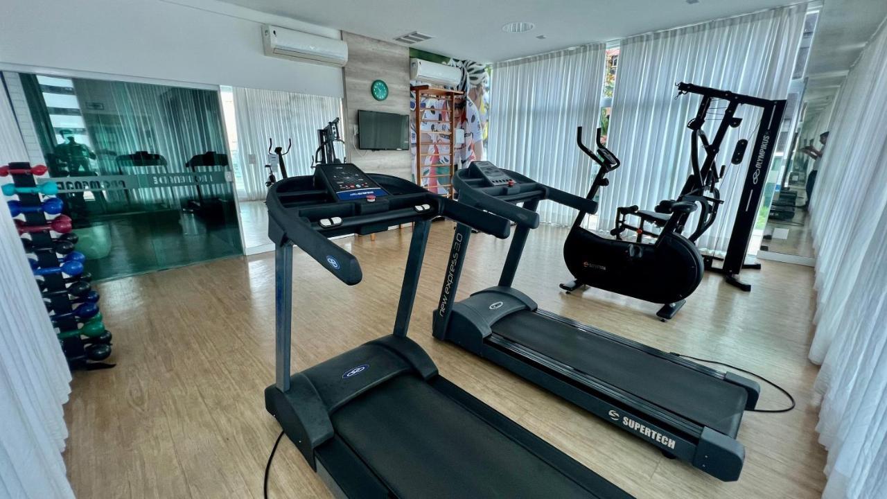 Edf Promenade - Apartamento Com 2 Quartos Climatizados A 150M Da Beira-Mar De Ponta Verde - Piscina, Academia, Sauna, Lavanderia, Home Cine, Churrasqueira, Salao De Jogos, Area Kids Maceió 외부 사진